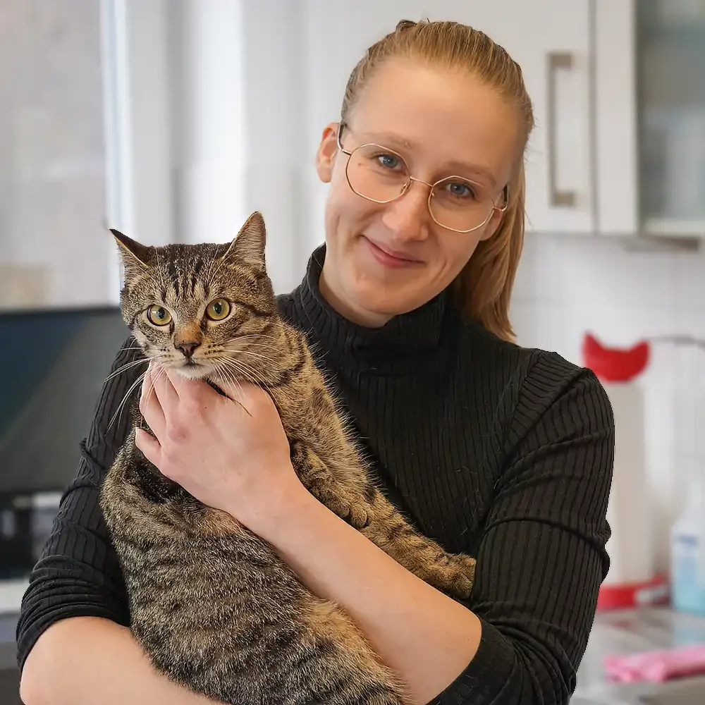 Carin Gersting ausgebildete Tierarzthelferin